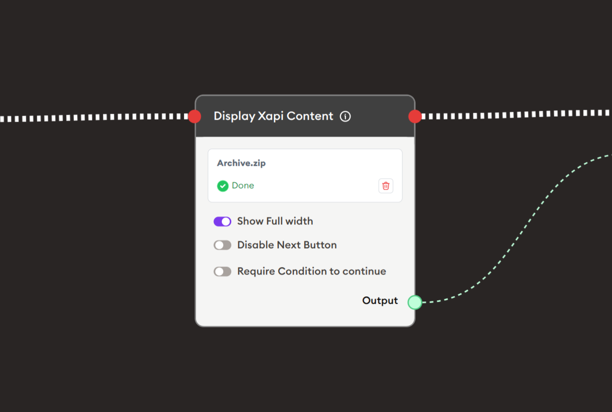 Display xAPI Content