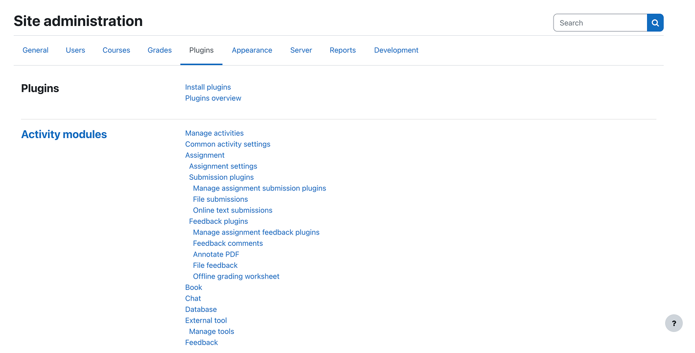 Moodle Site Administration &gt; Plugins &gt; External tool &gt; Manage tools