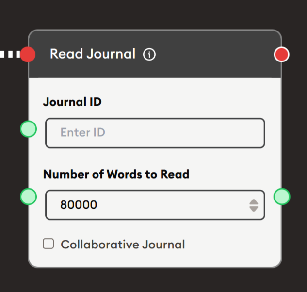 Read Journal node