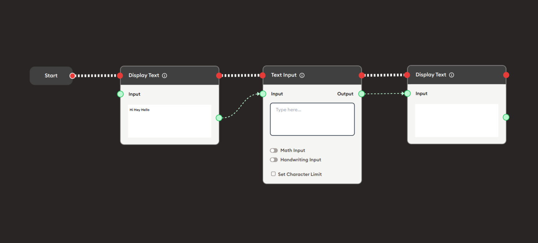 Text Input Example