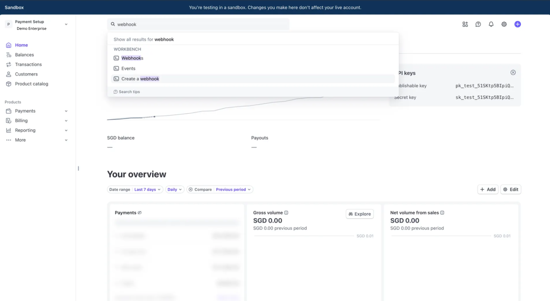 Navigate to Webhooks