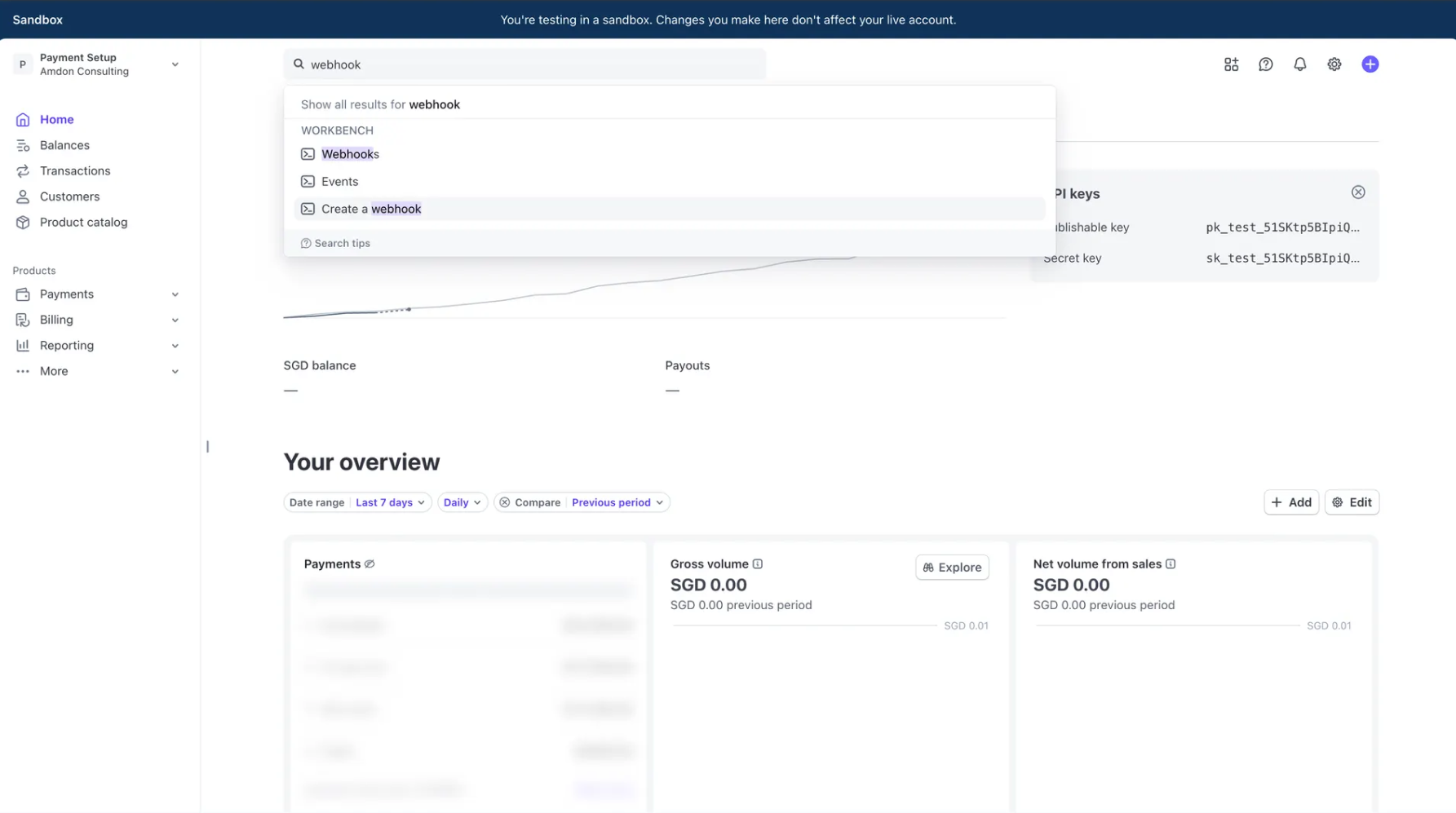 Navigate to Webhooks